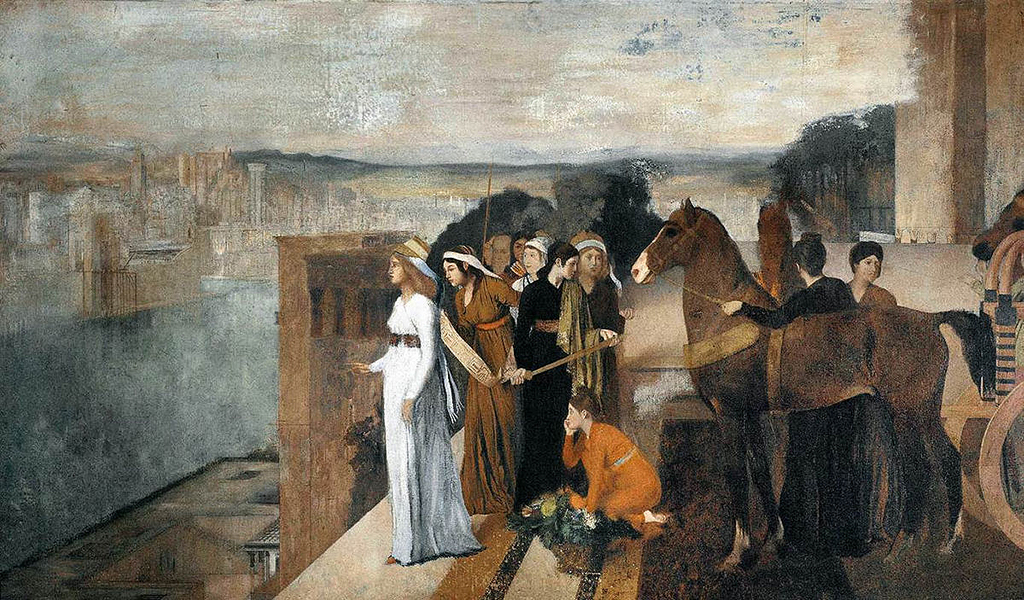 Semiramis Building Babylon in Detail Edgar Degas